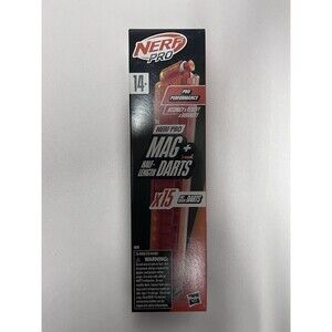 Nerf Pro Mag with 15 Half-Length Darts‎ Magazine plus Refills for Torrent Sender